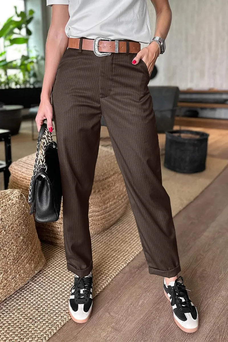 SYLVIA™ | Striped Tailored Pants