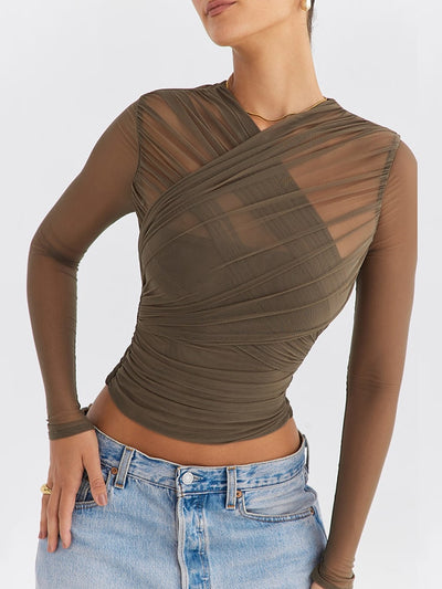 ASHLEY | MESH SHIRT