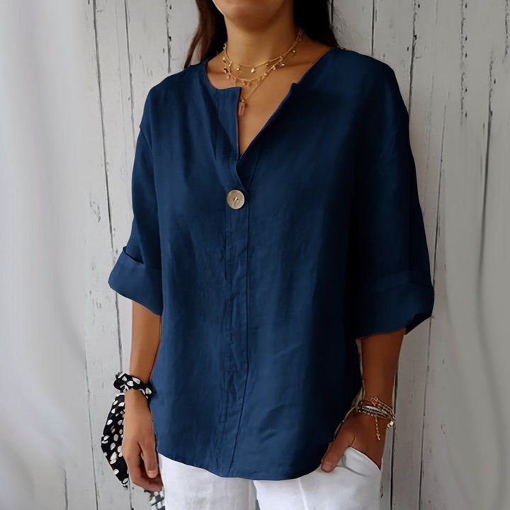 Jessa™ - Casual V-neck Blouse